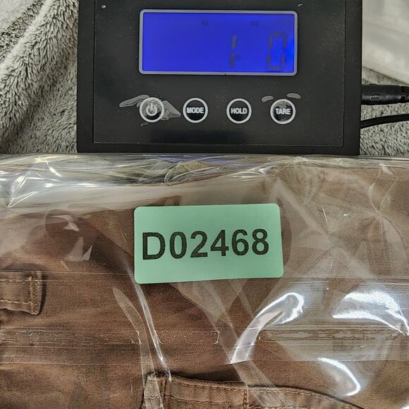 Style&Co Pants Womens 18W Brown Khaki High Rise Cargo Capri Roll Tab Hem Stretch - Picture 12 of 12